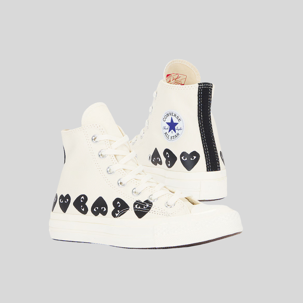 Tenis PLAY Comme des Garçons Multi Heart high de Hombre