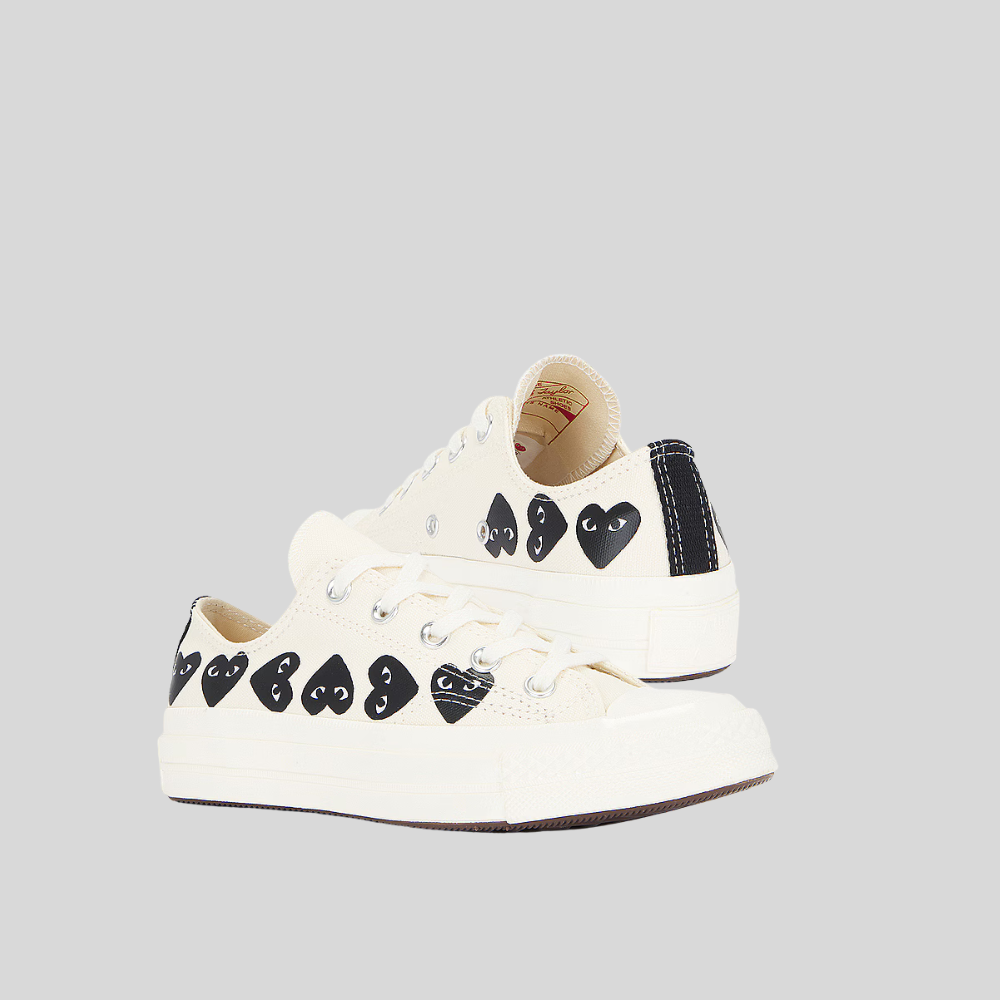 Tenis PLAY Comme des Garçons Multi Heart low de Hombre