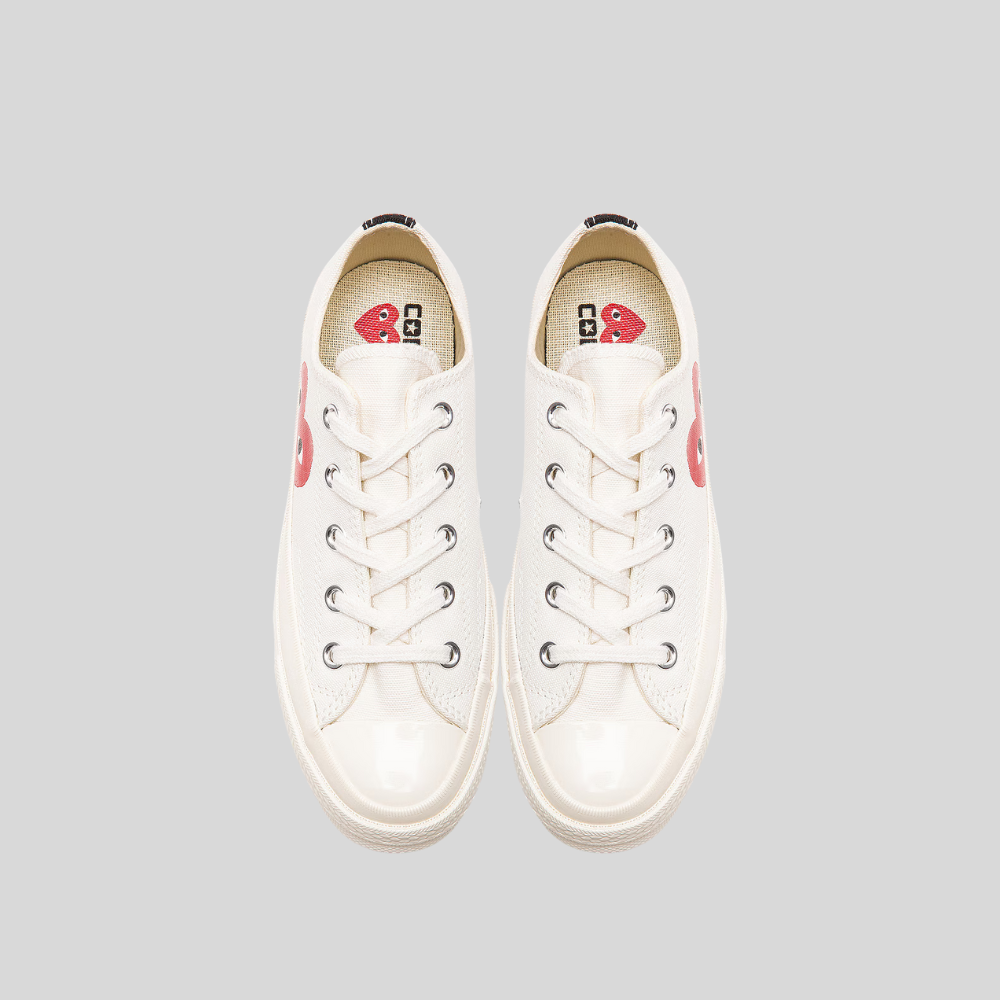 Tenis Converse x Comme des Garçons PLAY low de Hombre